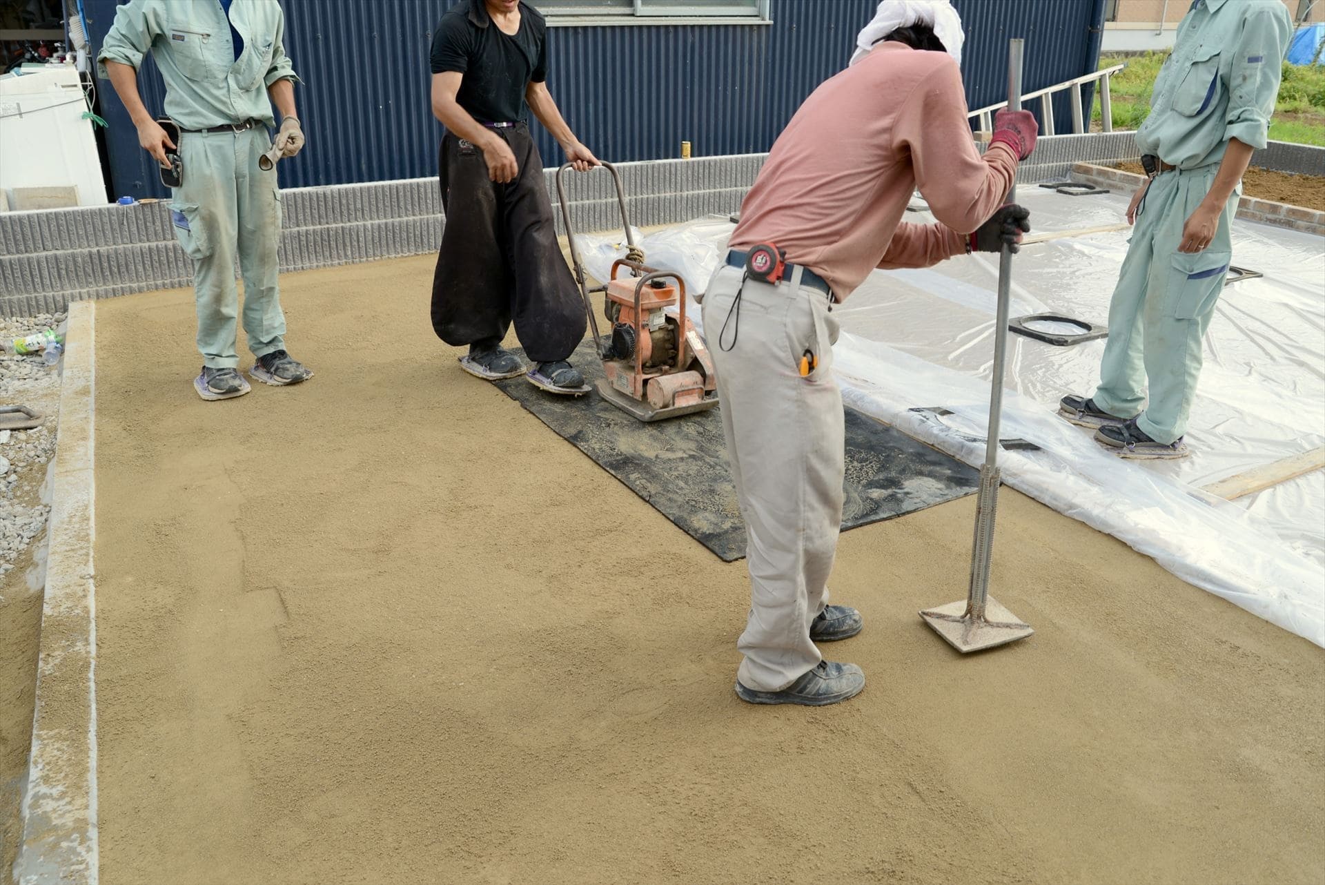土間の施工 | 埼玉県新座市の外構工事なら外構リカバリーサービス