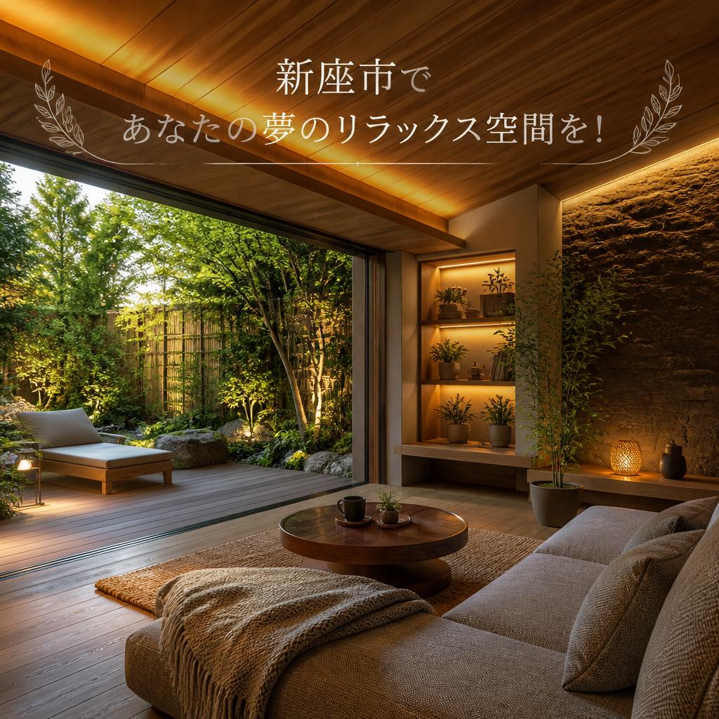 新座市であなたの夢のリラックス空間を！