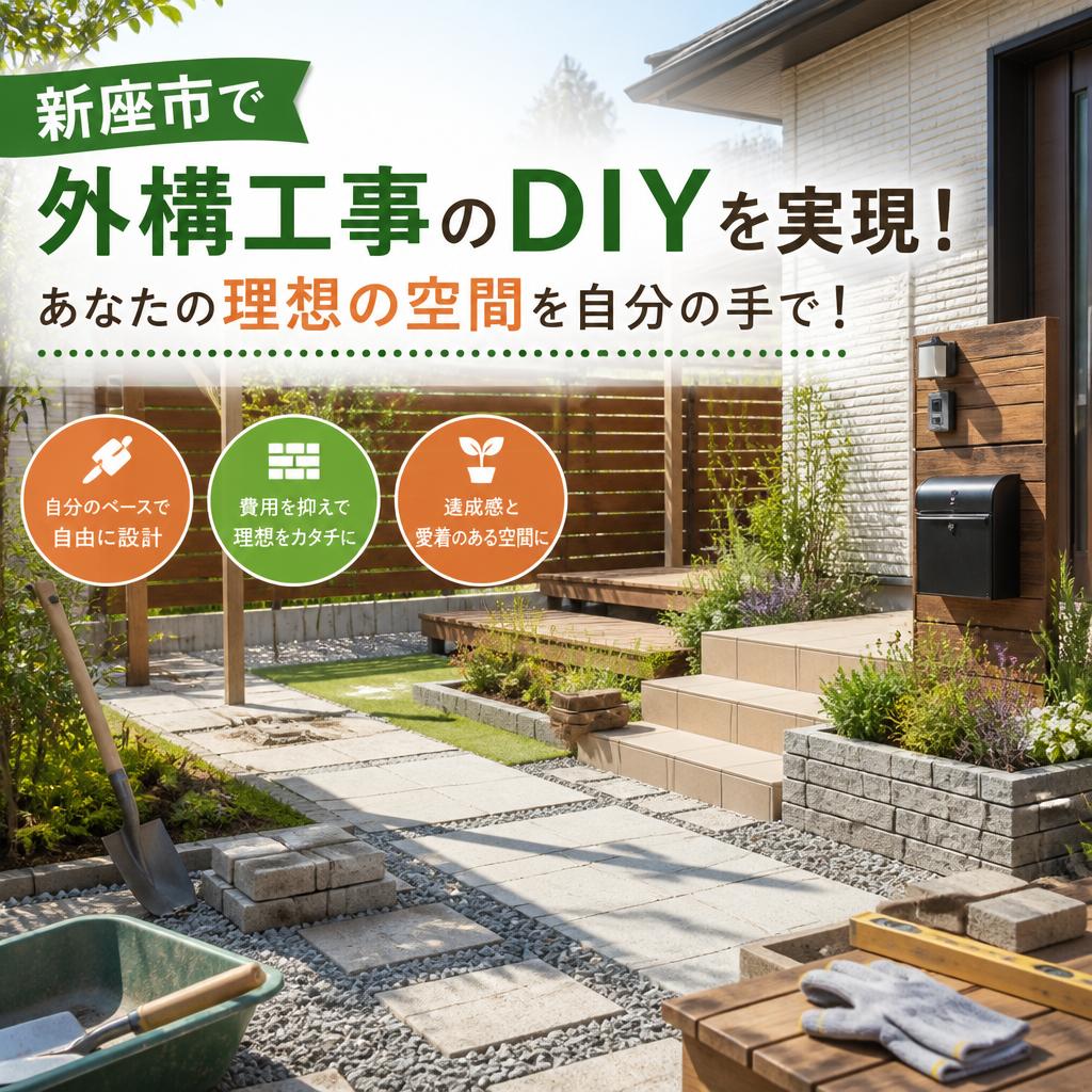 新座市で外構工事のDIYを実現！あなたの理想の空間を自分の手で！