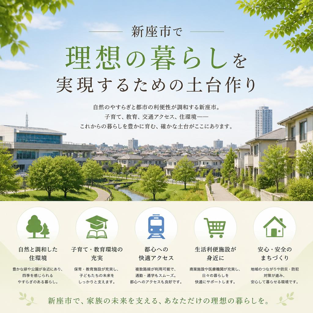新座市で理想の暮らしを実現するための土台作り