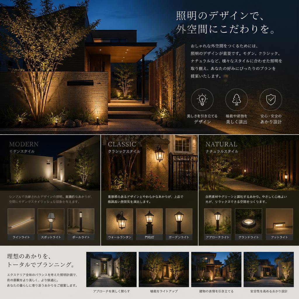 デザインにこだわった照明の選び方