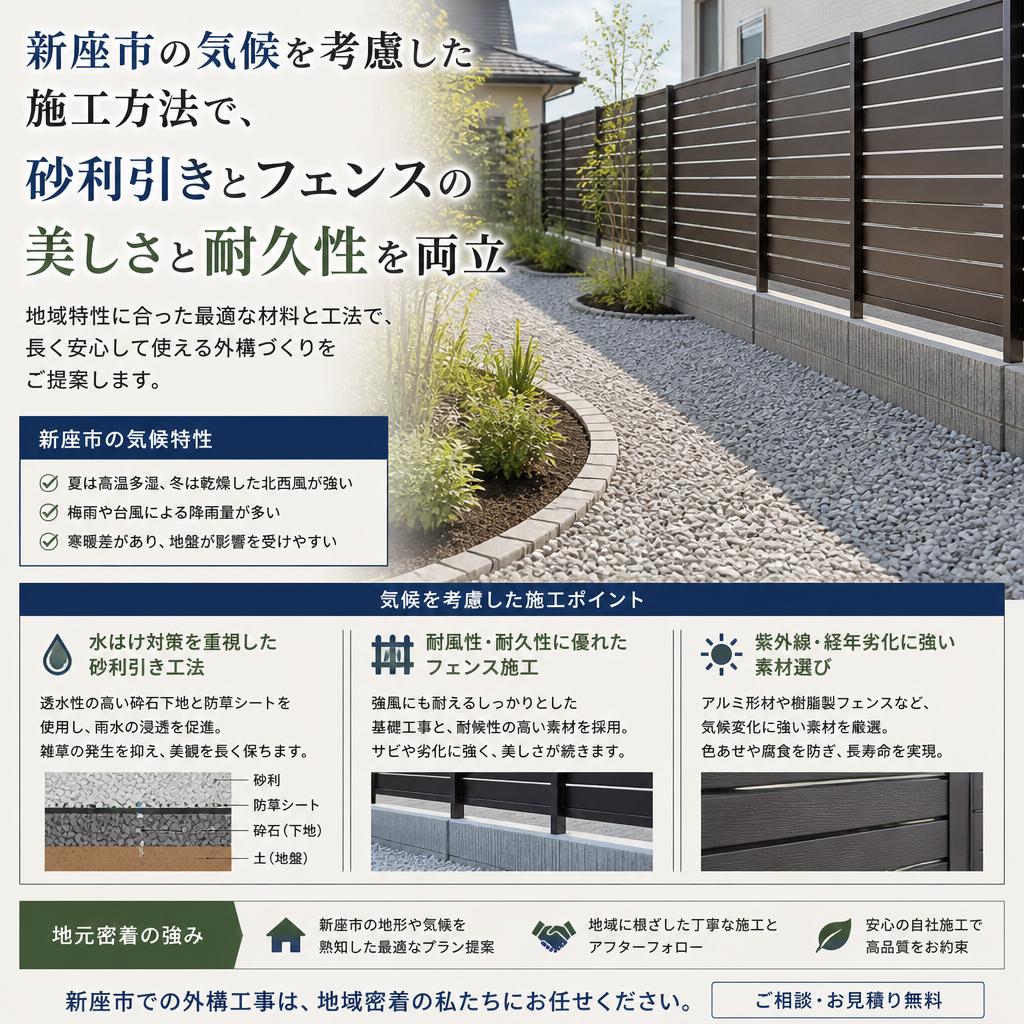 新座市の気候に適した施工方法