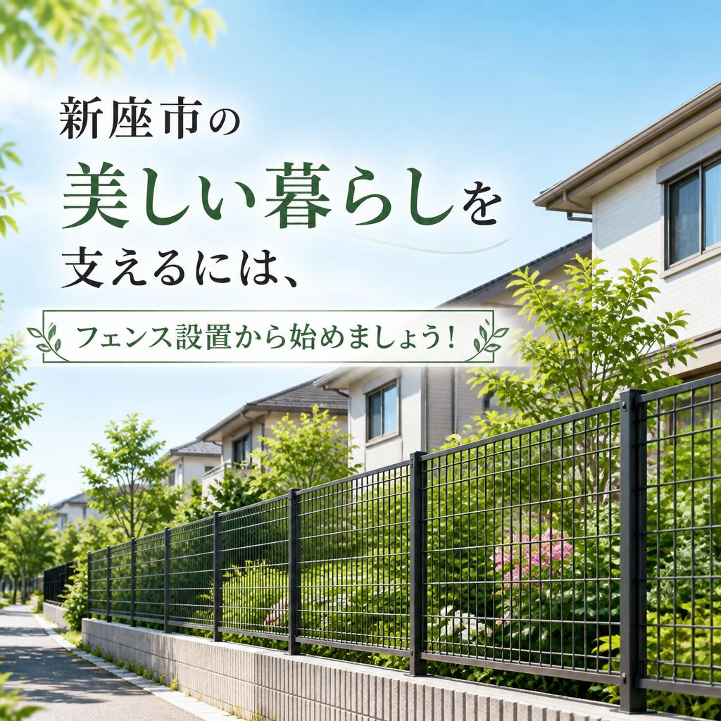 新座市の美しい暮らしを支えるには、フェンス設置から始めましょう！