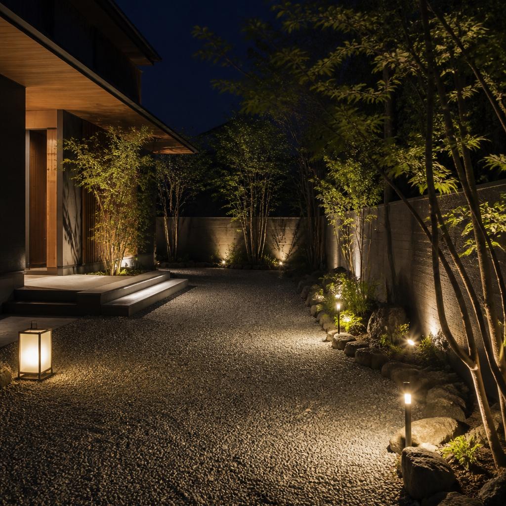 夜を彩る照明の活用