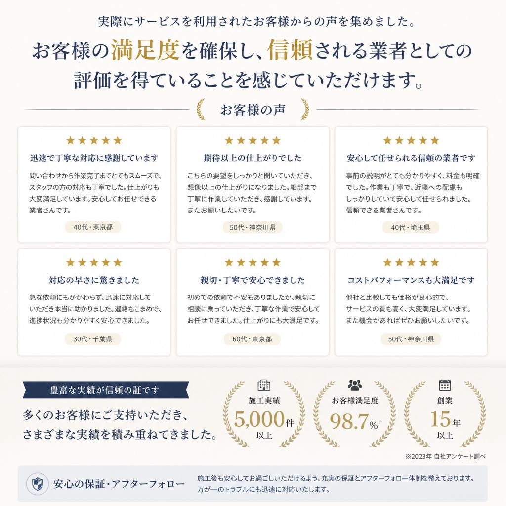 お客様の声