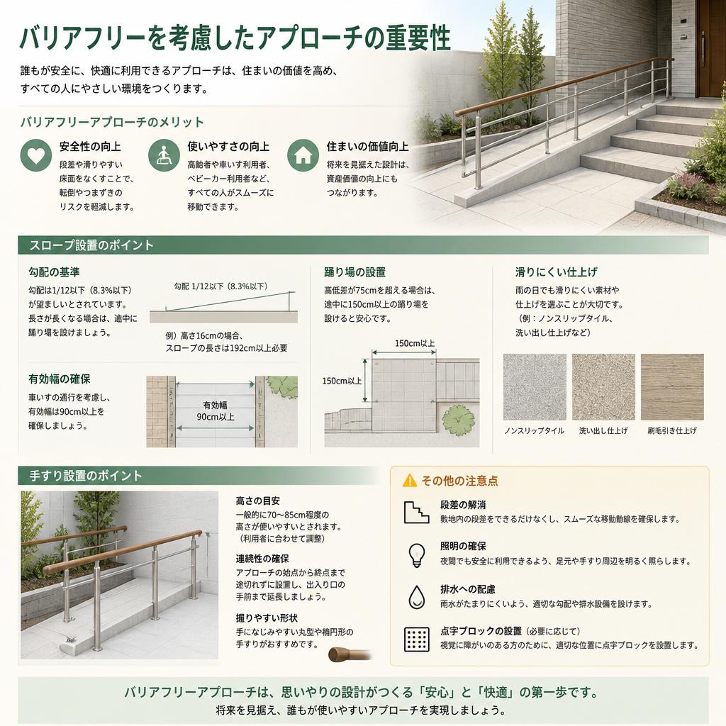 安全・安心なバリアフリーアプローチの実現