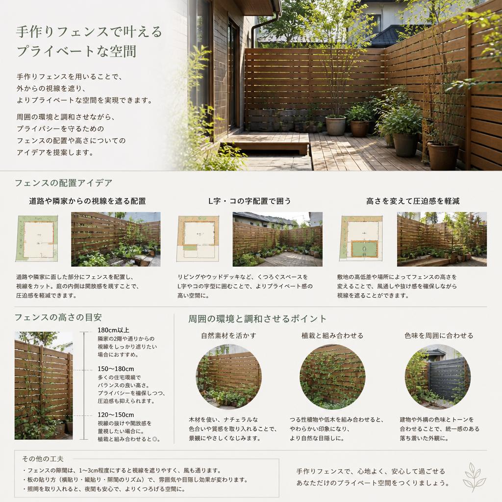 エクステリアによるプライバシー確保