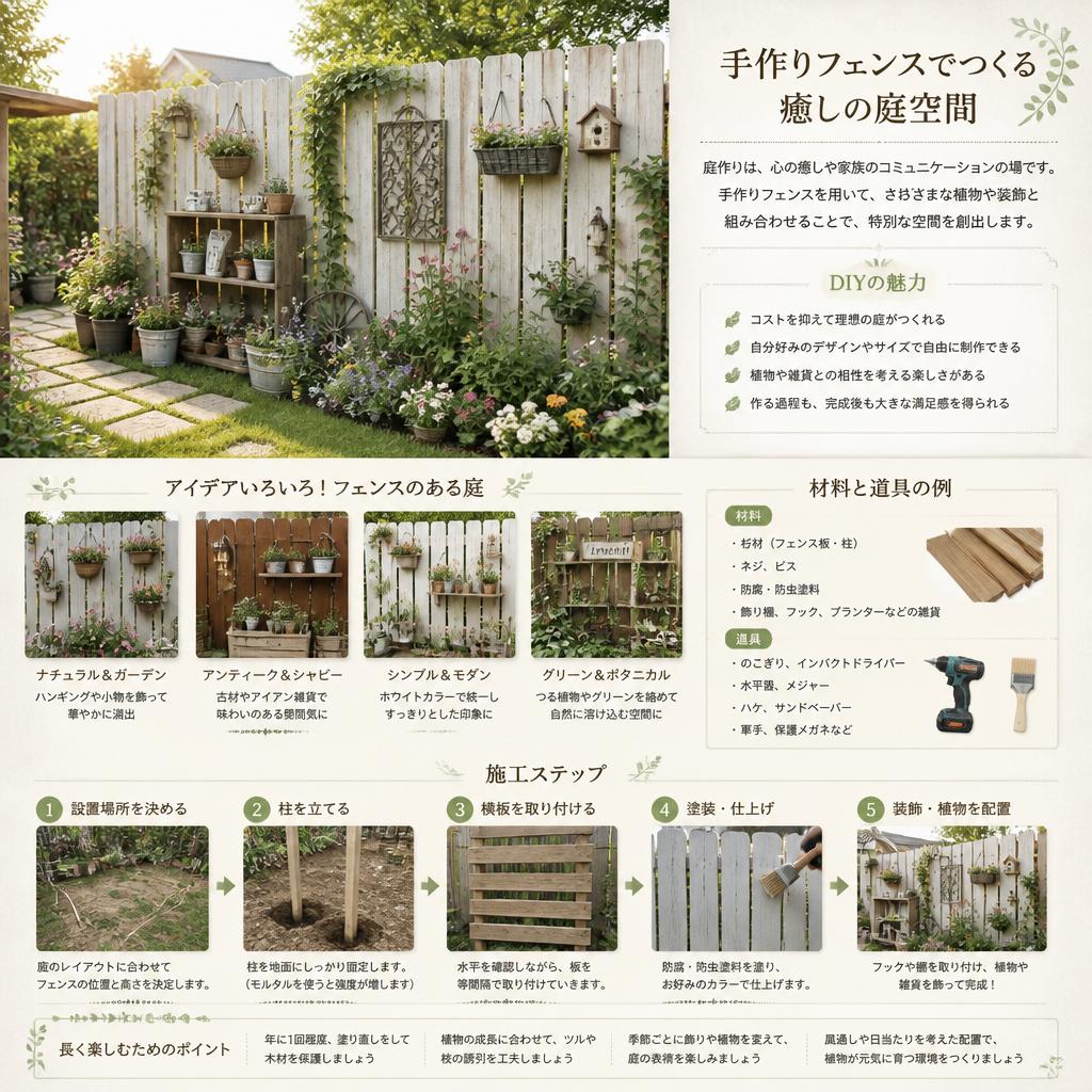 DIYで作る庭作りの楽しみ
