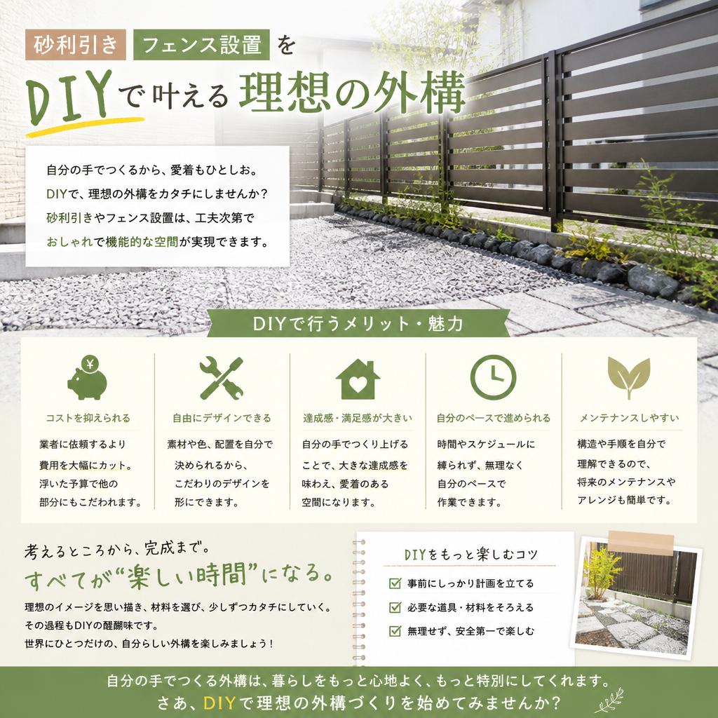 DIYが叶える理想の外回り