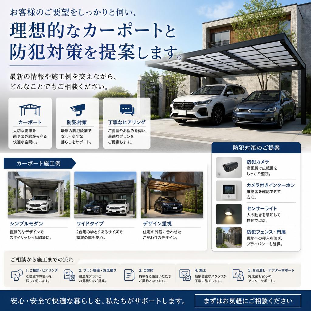 ４. あなたの理想の外構工事を実現するために