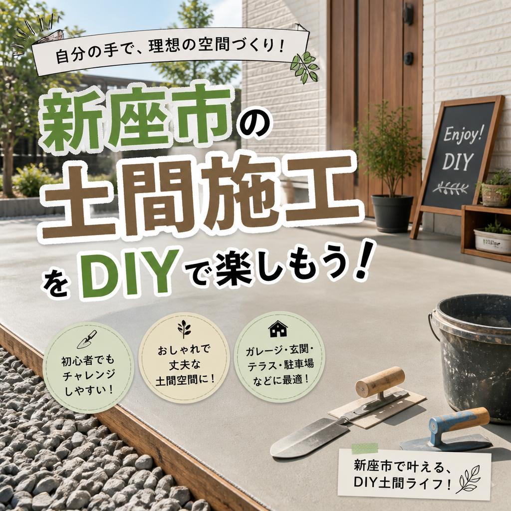 新座市の土間施工を DIY で楽しもう！