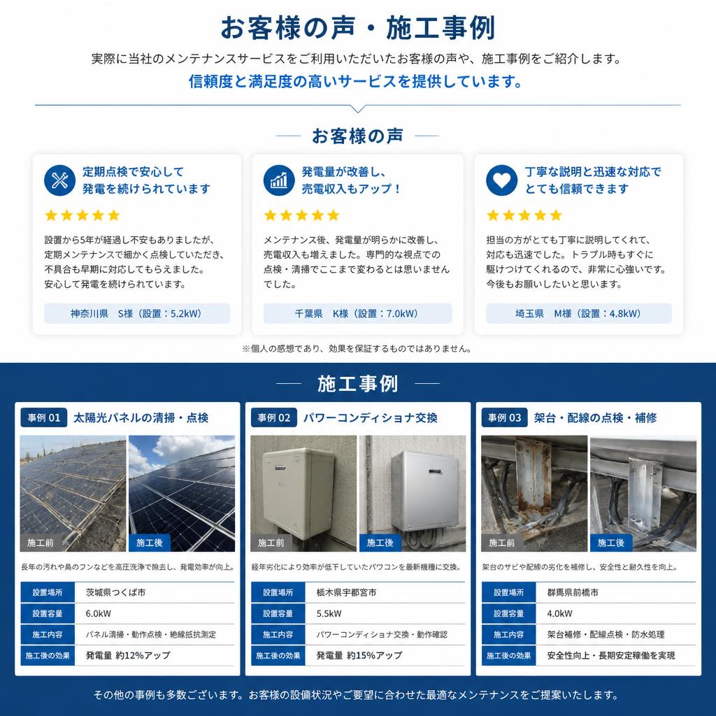 4. 実績とお客様の声