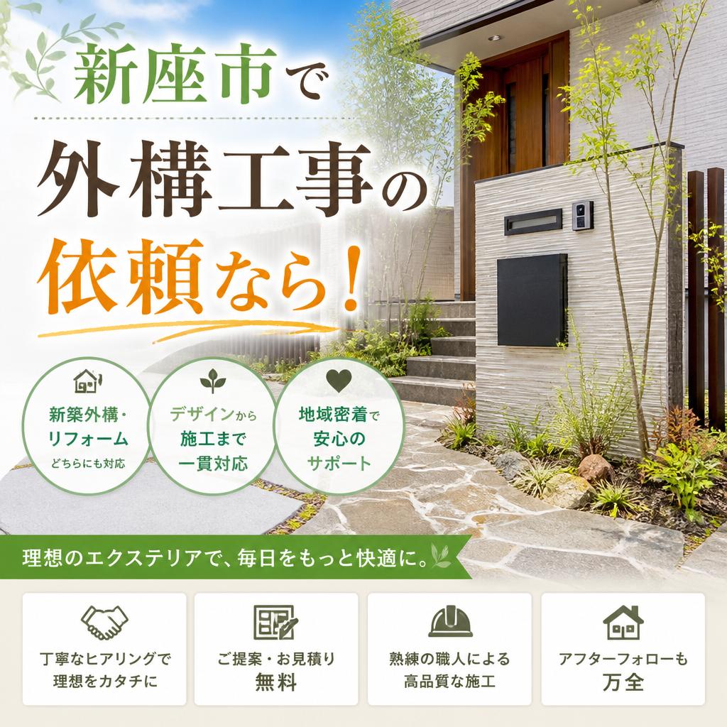 新座市で外構工事の依頼なら！