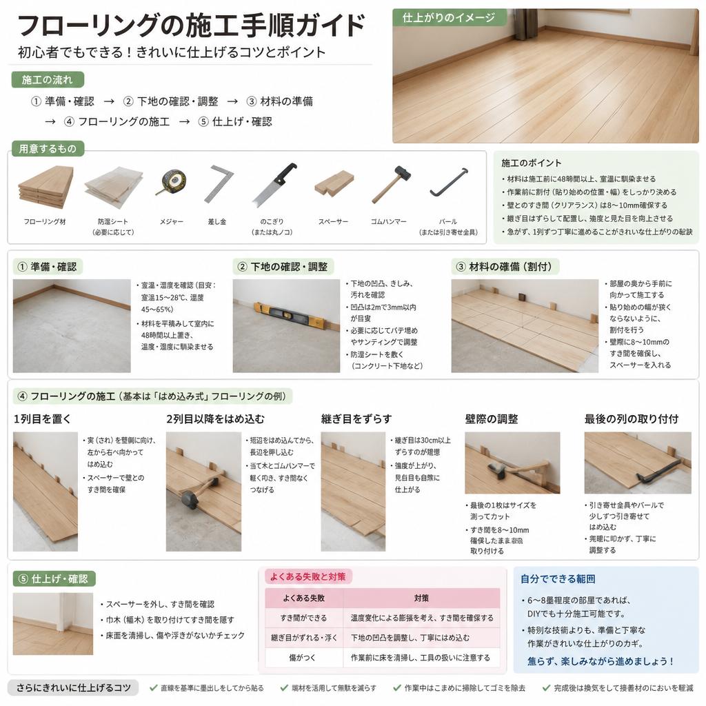 施工手順を徹底解説！