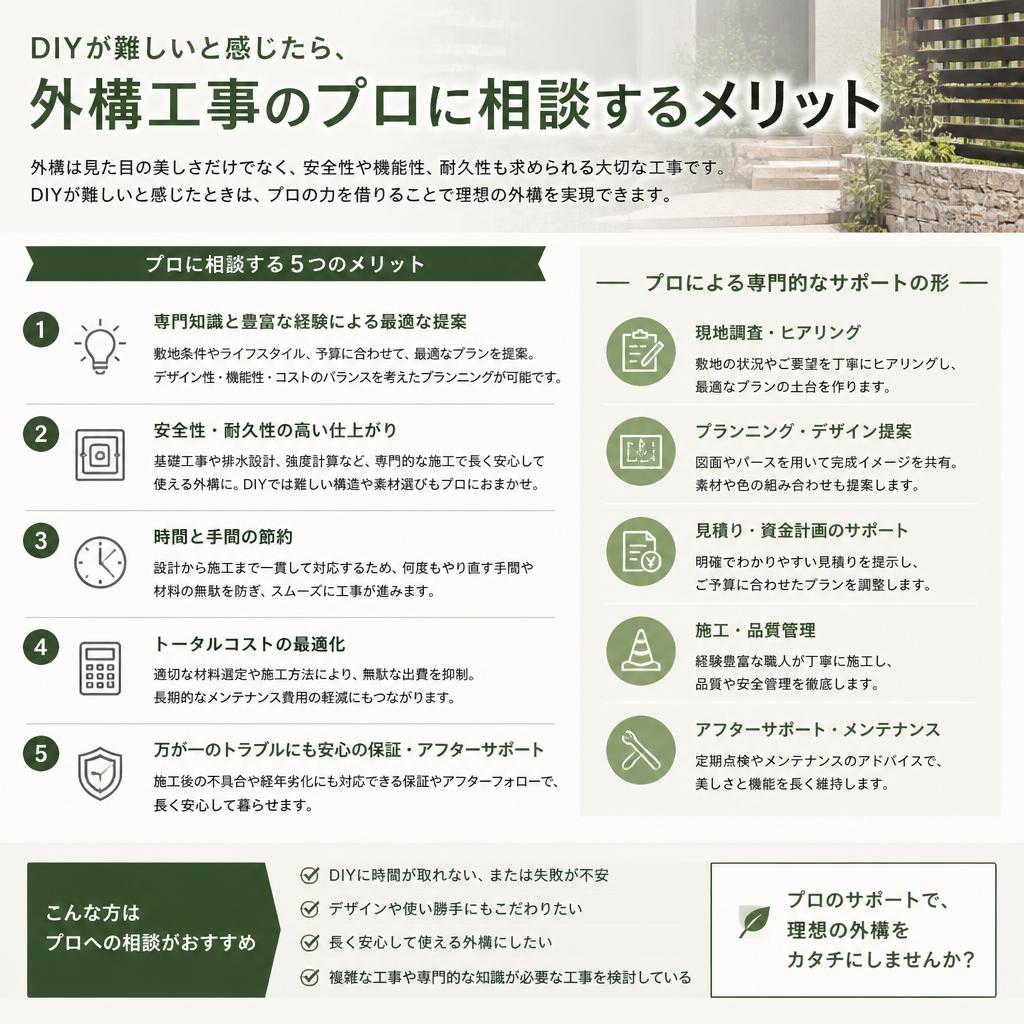 プロに依頼するメリット
