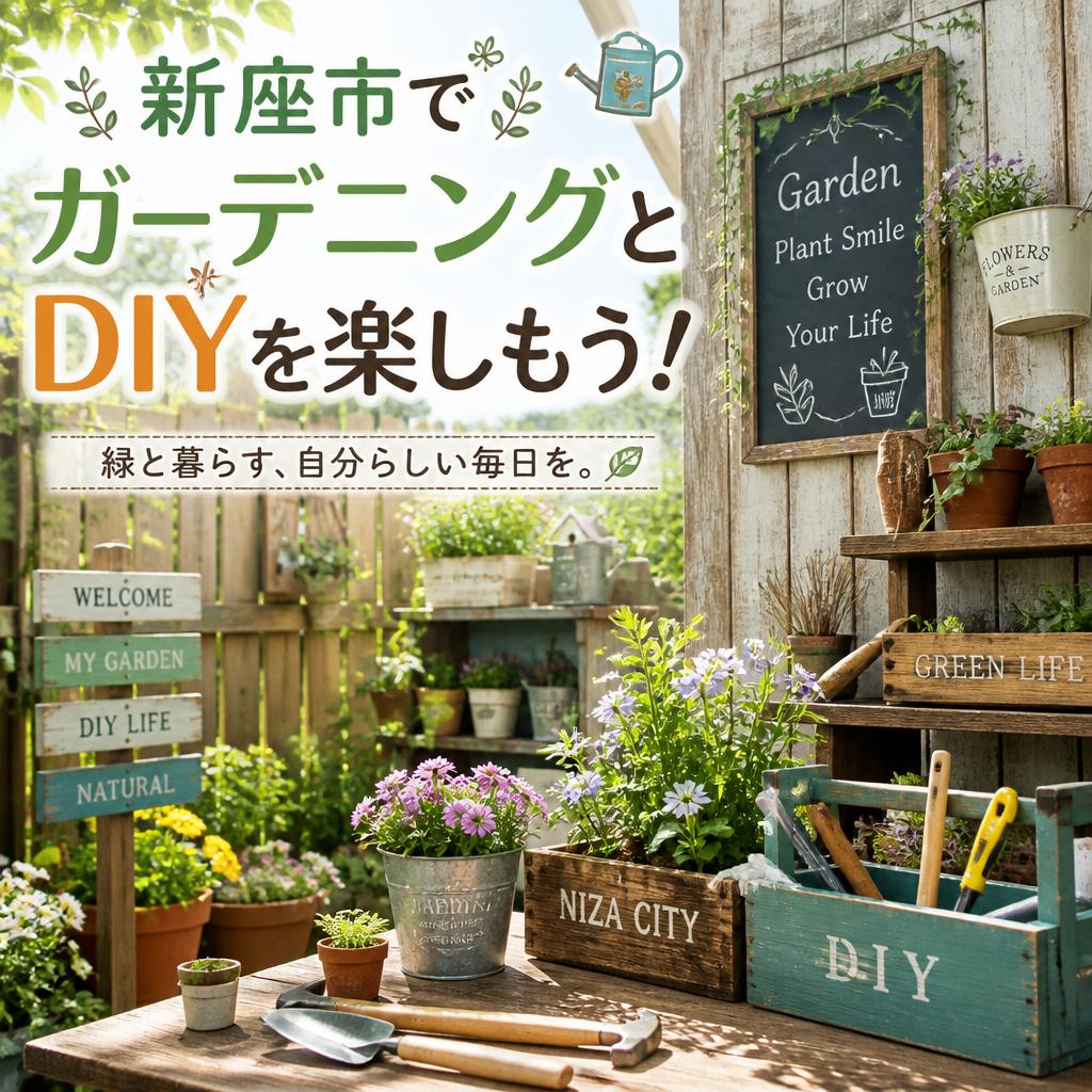 新座市でガーデニングとDIYを楽しもう！
