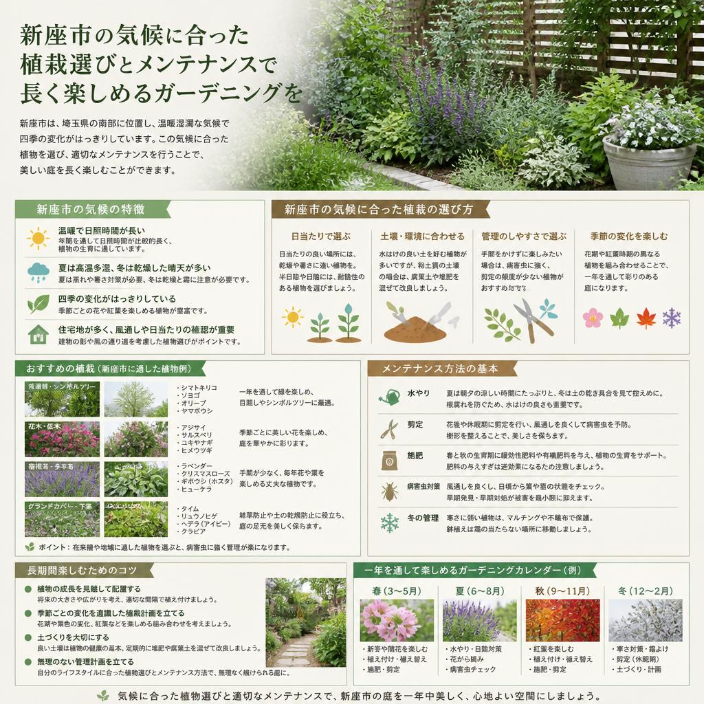 植栽の選び方とコツ
