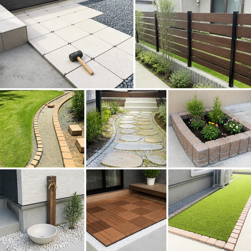 DIYでできる外構工事の例